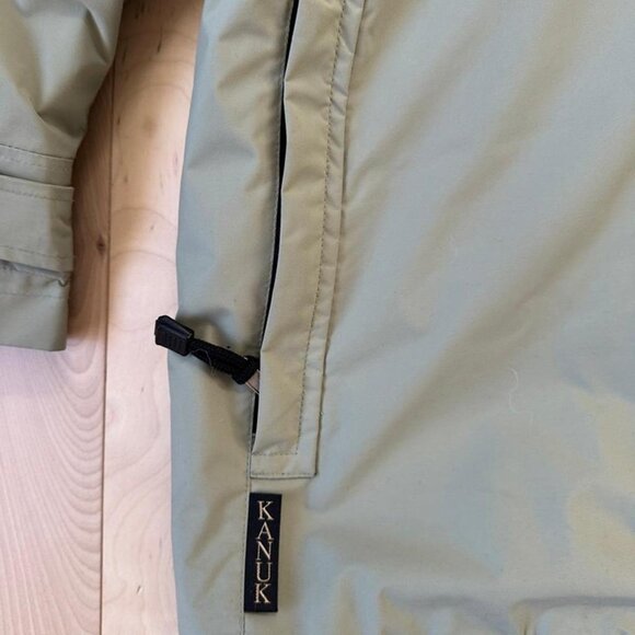 Kanuk Waterproof Fleece-Lined Jacket – Sage Green – Size 4 Made in Canada - Picture 4 of 8